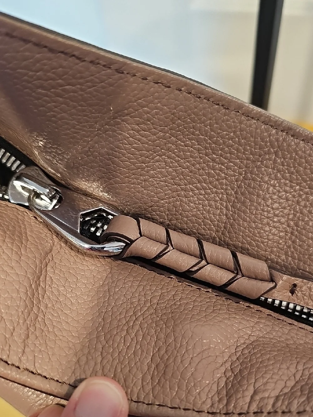 orYANY Large Chelsea‎ Leather Hobo Bag - Mocha NWT MSRP $278